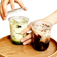Gobelet jetable personnalisé ZFCUP, compostable, biodégradable, à usage unique, fond rond, 16 oz, avec couvercles