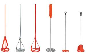 2024 Các Loại Khác Nhau Và Màu Sắc Sơn Khuấy Rod Dòng Chảy Khuấy Mái Chèo Sơn Mixer Khoan Tập Tin Đính Kèm Helix Mixer - Product Image 3