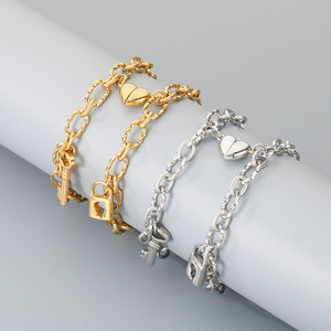 Nuovo Braccialetto Kalen con Magnete a Forma <span class=keywords><strong>di</strong></span> Chiave e Cuore in Acciaio Inossidabile, <span class=keywords><strong>Regalo</strong></span> <span class=keywords><strong>di</strong></span> Anniversario per Coppie - Product Image 3