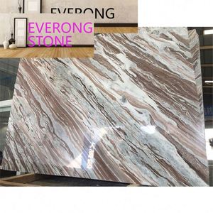 Đá tự nhiên bằng gỗ trắng hạt đá cẩm thạch sàn gạch trắng tĩnh mạch đá cẩm thạch tường tấm - Product Image 1