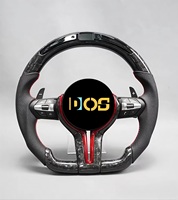Volant chauffant en fibre de carbone personnalisé pour BMW M2 M3 M4 M5 F10 F50 F30 F32 F80 F82 F90 E90 E92 E60 E63 G20 G30 DOS