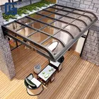 Bán buôn sang trọng thiết kế mới nhôm Hướng dẫn hoạt động mưa đổ sân thượng cửa sổ tán cho ban công & vườn ngoài trời - Product Image 2