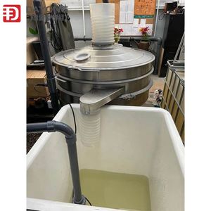 New PP Plastic Granule Rotary Vibrating Sieve Screen Vibro Sieve Machine Vertical Vibrating Motor 300-500kg/h Capacity Less 500 - Product Image 6