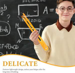 Compás <span class=keywords><strong>de</strong></span> Dibujo Profesional Foska Amarillo <span class=keywords><strong>de</strong></span> Gran Tamaño, 45 cm / 18 Pulgadas, para Pizarra Blanca, Dibujo <span class=keywords><strong>en</strong></span> Pizarra, Demostración del Profesor - Product Image 3