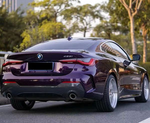 Vinilo Adhesivo para Carrocería de Automóvil, Super Paint Metal, Color Morado Medianoche, Película de Vinilo que Cambia de Color - Product Image 3