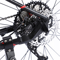 Vélo de montagne Bicystar en alliage d'aluminium, 29 pouces, frein à disque, 27 vitesses, fourche à suspension, cadre rigide