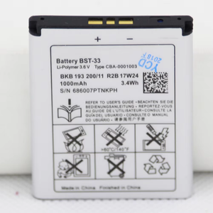ISUNOO 950mAh BST-33 BST 33 Penggantian Baterai untuk Sony Ericsson K800 U1 W880I K810I W100I T700 T715 - Product Image 3