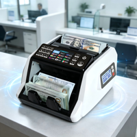 Contador de Billetes con Detector UV MG IR CIS, Máquina Contadora de Billetes con Pantalla TFT de 4.5 Pulgadas