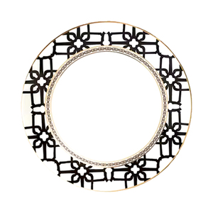 Platos Negros Shanxi, Platos de Lujo para Restaurante, Vajilla Negra, Porcelana, Cerámica, Dorado - Product Image 5