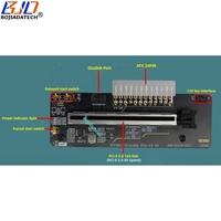 Tarjeta Adaptadora PCIe16X PCI-E 5.0 X4 OCuLink para Laptop, EGPU, Tarjeta Gráfica Externa para Juegos, Dock GPU, 128GB/s, M.2 NVMe a SFF-8612