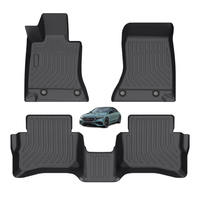 Tapis de voiture tout temps Tapis de coffre Tpe 3D pour Mercedes-Benz Classe E 2017-2023 2024-W213 W214 Tapis de sol