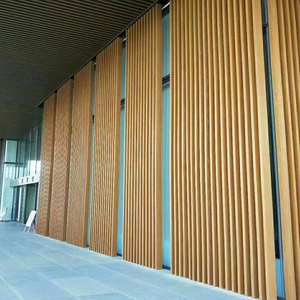 <span class=keywords><strong>Pannello</strong></span> Murale a Strisce in Alluminio per Interni Effetto <span class=keywords><strong>Legno</strong></span>, <span class=keywords><strong>Pannello</strong></span> Decorativo Impermeabile per Facciate per Hotel, Appartamenti e Uffici - Product Image 4