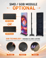 Muen P2.5 LED Faltbarer Poster-Bildschirm LED-Poster Videoanzeige Indoor Tragbares Digitales Banner LED-Display