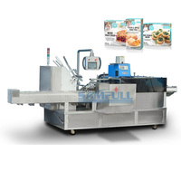 Machine automatique d'emballage de boîtes alimentaires pour viande Biscuit Bonbons Pépites de chocolat Popcorn Snack Machine de cartonnage de boîtes Machine d'emballage de boîtes