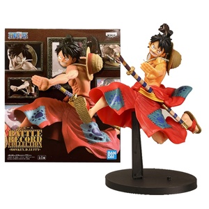 21CM Anime One Pieced Wano Pays Singe D. <span class=keywords><strong>Luffy</strong></span> Figure <span class=keywords><strong>Gear</strong></span> Deuxième BATTLE RECORD COLLECTION Modèle Jouet Cadeau Action Figure PVC - Product Image 1