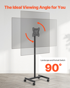 Carrito Móvil con Ruedas para TV, para Sala de Estar, Dormitorio u Oficina - Product Image 2