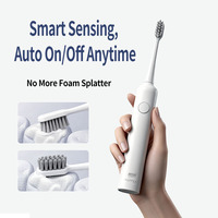 Brosse à dents électrique pour adultes avec logo personnalisé, affichage LED, poils souples, pour voyage et usage domestique – Vente en gros