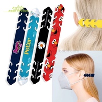2027 Faible MOQ Crochets d'oreille, Rallonge de sangle en PU, Crochet de fixation réglable pour l'oreille avec design personnalisé