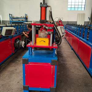 Kim loại tự động màn trập khung cửa Roll Forming Machine cán màn trập cửa slat Making Machine cần bán - Product Image 1