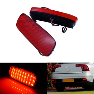 Feux arrière LED pour pare-chocs Peugeot 107 206 607 Fiat Scudo Citroën Volkswagen 12V Rouge Noir Feux arrière LY041 - Product Image 2