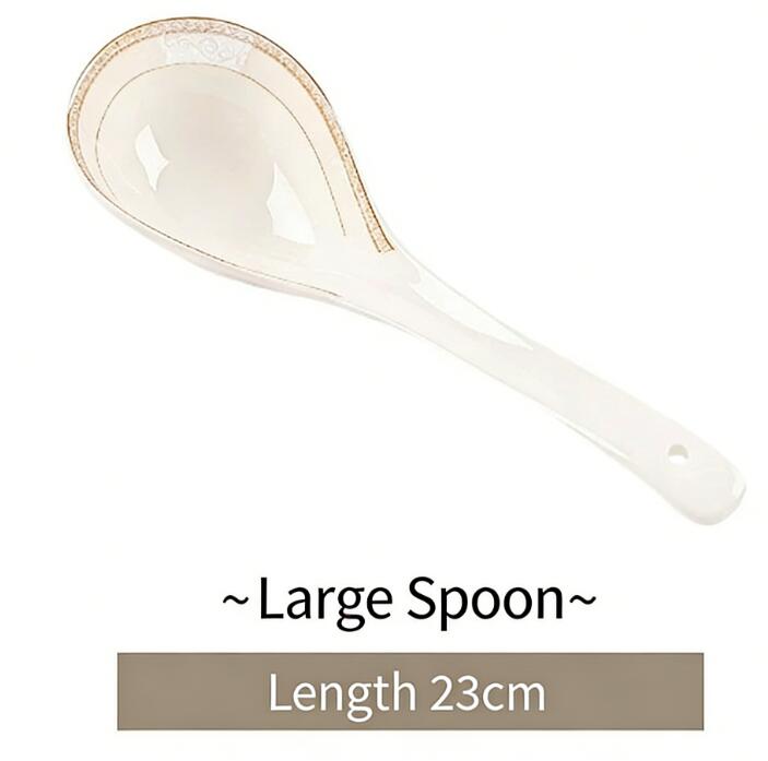 Gold big spoon