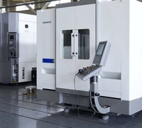 Centre d'usinage vertical CNC 5 axes Fanuc Controller VDU650 avec fraisage CNC 5 axes, broche unique BT40, utilisé pour les roues à aubes