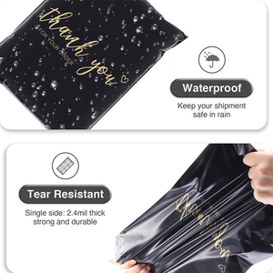 Fabrication de pochettes polyvalentes personnalisées avec logo, pochettes polyvalentes mates imprimées avec logo, sacs d'expédition pour vêtements, emballages de livraison, sacs postaux - Product Image 5