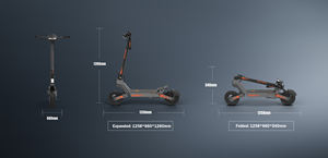 KuKirin G2, Almacén del Reino Unido y la UE, Largo Alcance, Neumáticos de 10 Pulgadas, Pantalla Táctil, Frenos de Disco Dobles, 7 Luces LED, Scooter Plegable para Desplazamientos - Product Image 6