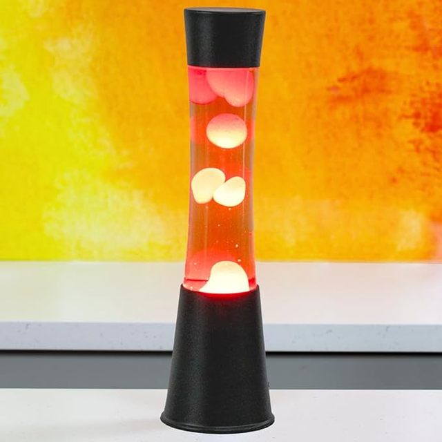 Tsinye Hot Selling Rainbow Lava Lamp/Multi-Coloured Base/Retro Nostalgia/Relaxing Mood Light/Modern Tower Design / 15 Inch