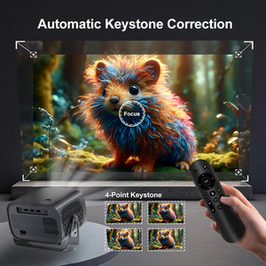 Prix plus bas pour projecteur vidéo intelligent OEM 260 Ansi Lumen 720P compatible 4K, lecteur multimédia de streaming pour <span class=keywords><strong>home</strong></span> cinéma, LOGO - Product Image 3