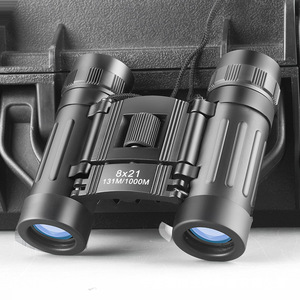Binoculares 8x21 compactos y portátiles con cuerpo metálico y revestimiento múltiple para observación natural - Product Image 4