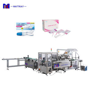 간편 조작 카토닝 기계 임신 테스트 스틱 종이 카톤 포장 기계 포장 라인 - Product Image 1