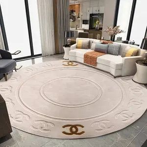 High brand F or CC Handmade Acrylic Wool Silk Viscose Living Room Carpet Bedroom Carpet and Rug for Christmas decoration