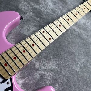 <span class=keywords><strong>Guitare</strong></span> électrique rose <span class=keywords><strong>Hello</strong></span> <span class=keywords><strong>Kitty</strong></span> avec manche en érable pour débutants en musique - Product Image 2