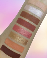 Palette de maquillage à marque privée, haute pigmentation, 8 couleurs, palette de fards à paupières en papier, palette de fards à paupières de luxe en carton pour les voyages