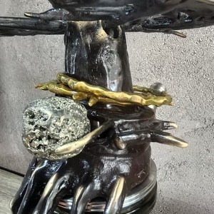 Cachimba de Lujo Maklaud Nosferatu, Diseño de Mano de Vampiro, Acero Inoxidable, Edición Limitada, para Bar, Restaurante, Cafetería, Club - Product Image 3