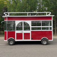 Camion-remorque de salon mobile électrique avec système d'eau chaude/froide, équipement de spa personnalisable, 110V/220V, garantie 1 an