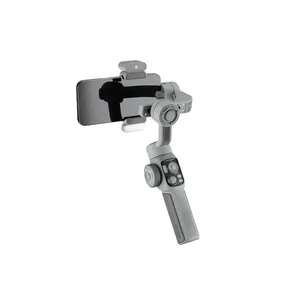 CINEPEER Smooth 5E คาร์บอนไฟเบอร์ กิมบอลกันสั่นสำหรับ iPhone/Android สมาร์ท<span class=keywords><strong>โฟน</strong></span> ระบบติดตาม AI หมุนได้ 360 องศา พร้อมระบบในตัว - Product Image 1