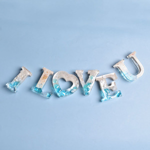 <span class=keywords><strong>YS</strong></span> 26 Eenglish Alphabet Lettres Bougie Silicone Moule DIY À La Main Pendentif Bijoux Creative Résine Maison Numéro Plâtre Moule - Product Image 4