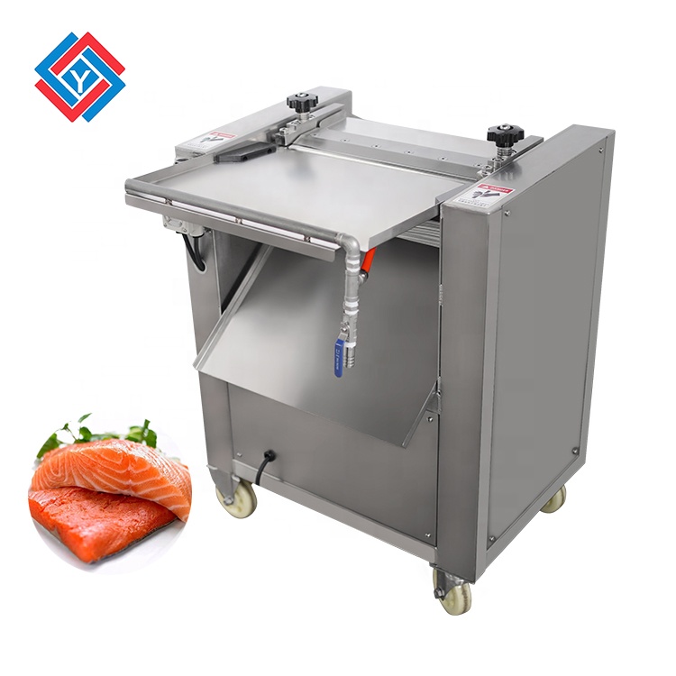 300kg/h Fish Peeling Machine Salmon Squid Remove Skin Peeler