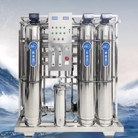 Système d'osmose inverse industriel 500 LPH 220V, équipement de traitement d'eau pure, machine de traitement d'eau potable