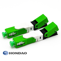 Konektor Serat Optik Cepat Hondao FAST X APC SC APC yang Dapat Dipasang di Lapangan, Konektor Cepat FTTH untuk Terminasi Kabel Drop