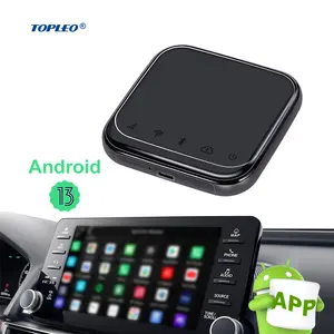 Topleo Carplay Android 11 Multimedia TV Box HD Online Wireless Auto Smart car play android 11 mini carplay box ai 8gb
