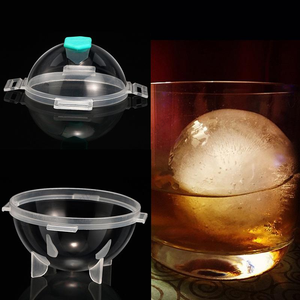 Molde de silicona DD1638 para hacer bolas de hielo grandes para whisky, bar, refrigerador, cubos redondos, venta al por mayor - Product Image 2