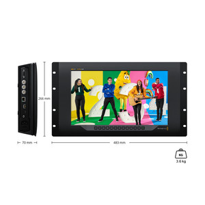 Monitor de transmisión HD Blackmagic Design Smartview 4K G3 de 17.7 pulgadas con HDR, graduación de color, forma de onda y vectoroscopio para cámaras de campo - Product Image 3