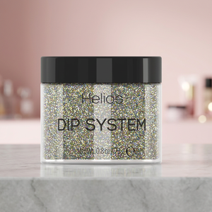 DIP019 DIP SYSTEM Poudre acrylique de luxe à paillettes effet chrome, tailles mixtes, brillance spectaculaire, pour usage en salon de manucure, certifié CE MSDS - Product Image 3