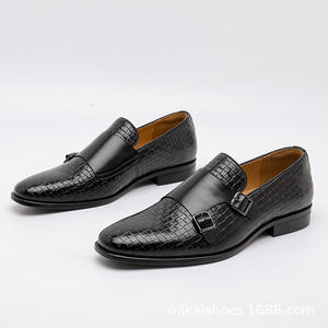 Chaussures habillées pour homme en cuir véritable fait main, chaussures de mariage formelles, cuir de vachette pleine fleur, lacets, respirantes, antidérapantes, légères, sculptées - Product Image 3