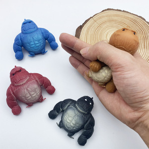 Balle anti-stress Gorilla miniature créative la plus populaire pour enfants, garçons et filles – Jouet de décompression pour soulager le stress - Product Image 5