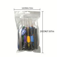 Kit de réparation de téléphone portable 16 pièces, jeu de tournevis de précision multifonction 16-en-1 et outils de démontage.