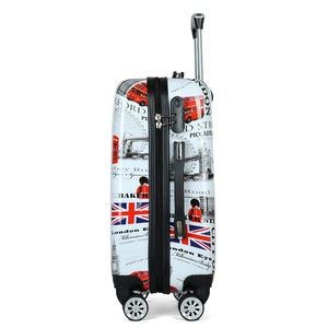 Valise à roulettes à motif de bus londonien / Bagage PC / Valise de <span class=keywords><strong>voyage</strong></span> avec serrure 20''24''28'' - Product Image 5